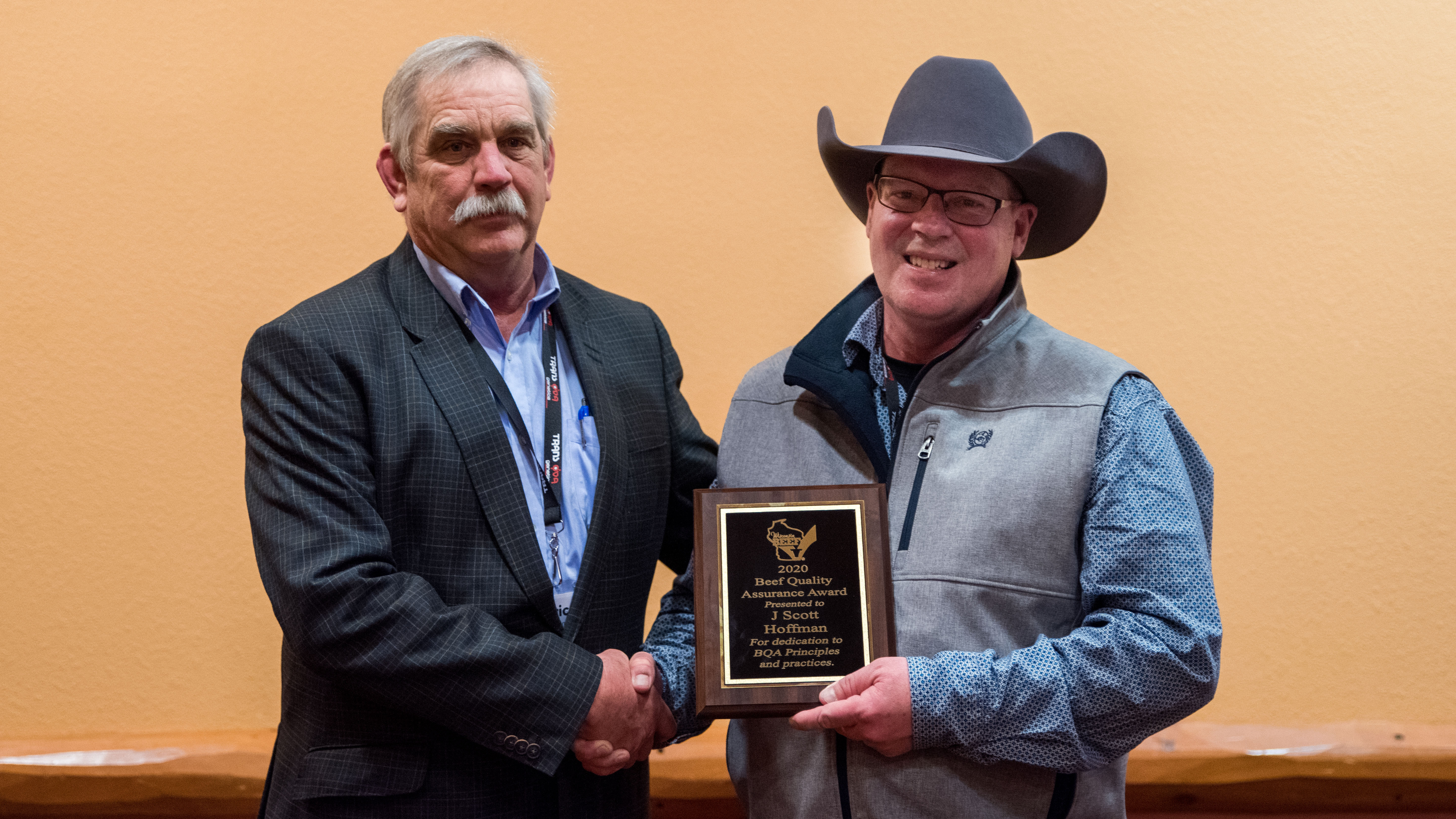 Hoffman receives beef quality assurance award